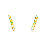 TAI JEWELRY Earrings Gold Vermeil White Opal Ear Climber