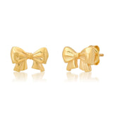 TAI JEWELRY | Golden Bow Stud Earrings | Earrings |