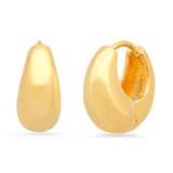 TAI JEWELRY Earrings Gold Graduated Chunky Huggie
