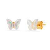 TAI JEWELRY Earrings Iridescent Butterfly Studs