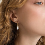 TAI JEWELRY Earrings Iridescent Pearl Drop Earrings