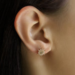 TAI JEWELRY Earrings Labradorite Stone Starburst Earrings