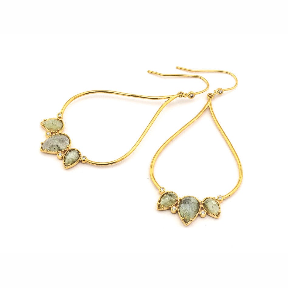 TAI JEWELRY Earrings Labradorite Tear Shape Drop
