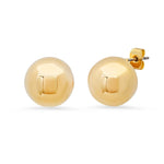 TAI JEWELRY Earrings Large Gold Ball Earrings