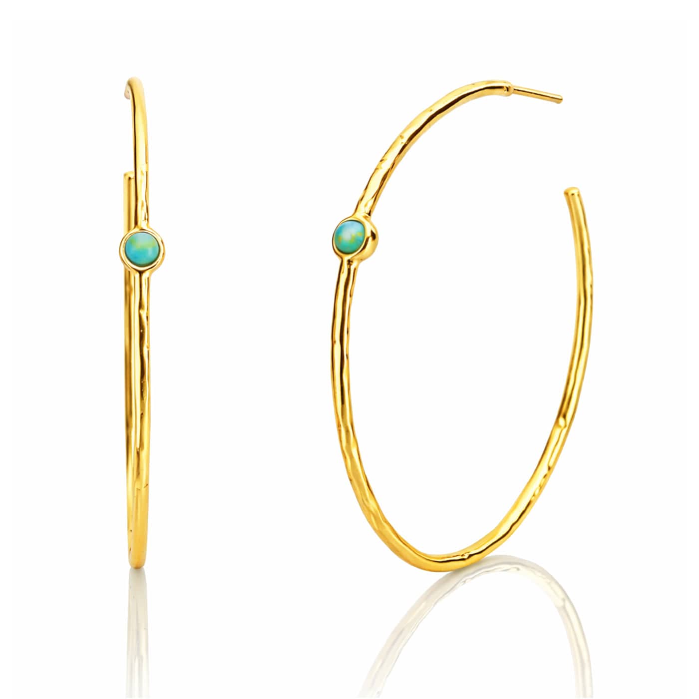 TAI JEWELRY | Large Hand Hammered Hoop Earrings | Earrings |