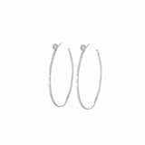 TAI JEWELRY | Large Hoop Earrings With Stud | Earrings |