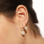 TAI JEWELRY Earrings Large Pearl Fishhook Earring