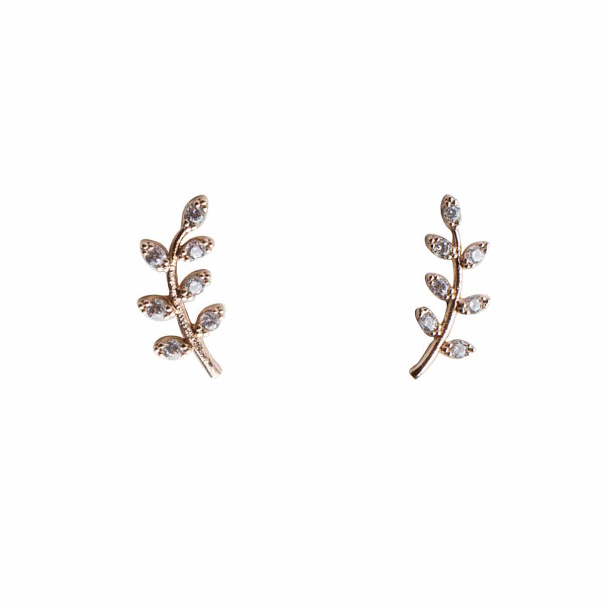 TAI JEWELRY Earrings ANTIQUE GOLD Leaf Earrings