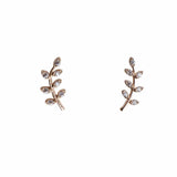 TAI JEWELRY Earrings ANTIQUE GOLD Leaf Earrings