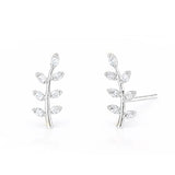 TAI JEWELRY Earrings SILVER Leaf Earrings