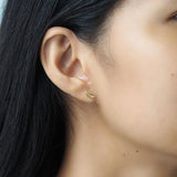 TAI JEWELRY Earrings Leaf Studs
