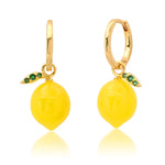 TAI JEWELRY | Lemon Zest Huggie Earrings | Earrings |