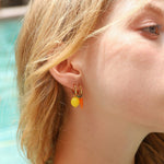 TAI JEWELRY Earrings Lemon Zest Huggie Earrings