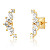 TAI JEWELRY Earrings Marquis CZ Crawler