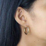 TAI JEWELRY Earrings Medium Chubby Hoop