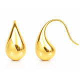 TAI JEWELRY Earrings Medium Gold vermeil bean ear wire earring