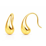 TAI JEWELRY Earrings Medium Gold vermeil bean ear wire earring - Small