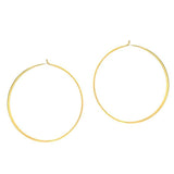 TAI JEWELRY Earrings Gold Medium Hoop Earrings