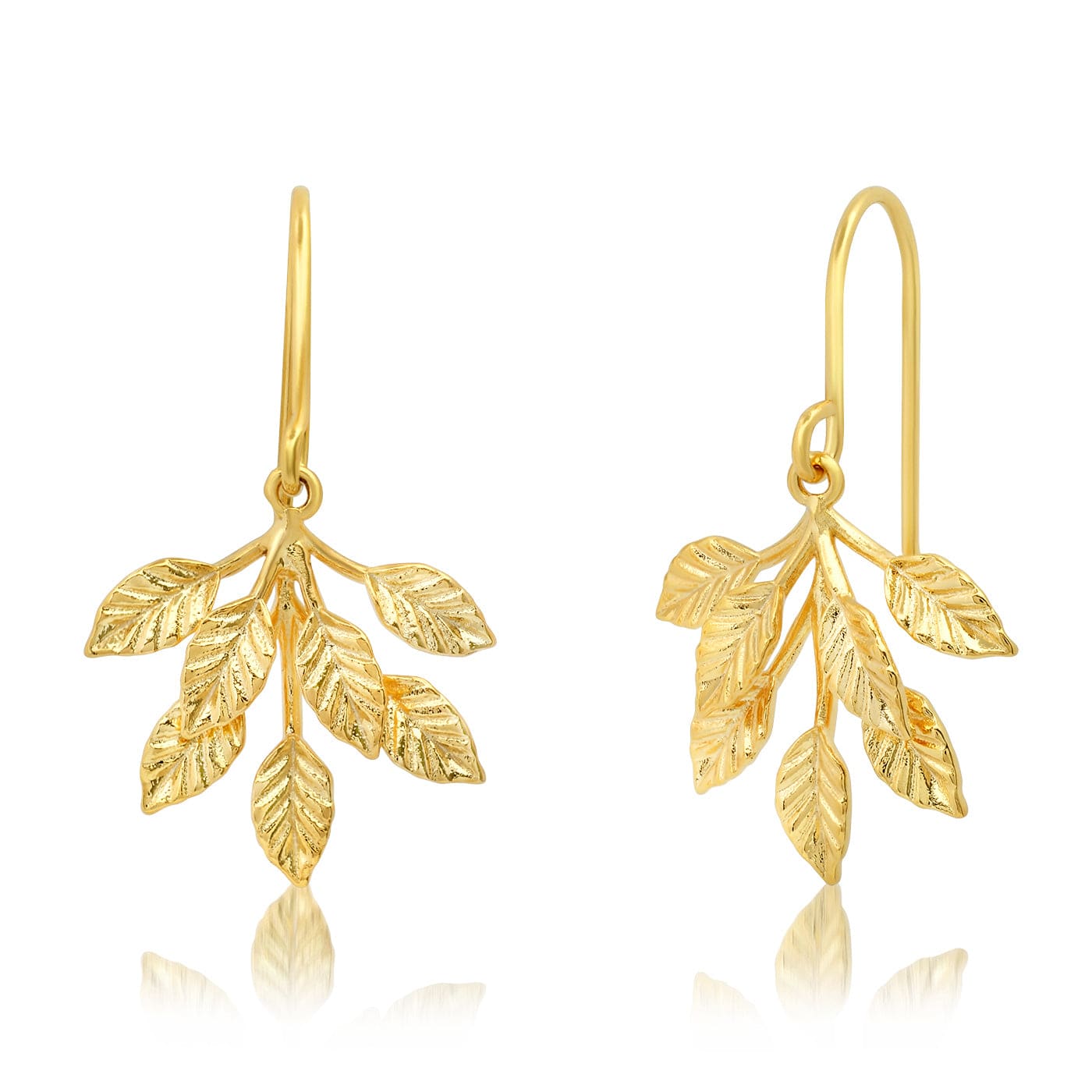 TAI JEWELRY Earrings Midas Gold Leaf Earrings