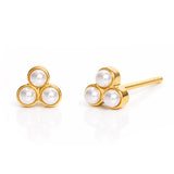 TAI JEWELRY Earrings PEARL Mini Cluster Post Earring