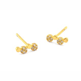 TAI JEWELRY Earrings Gold Mini Dots Studs