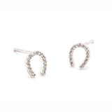 TAI JEWELRY Earrings Silver Mini Horseshoe Earrings