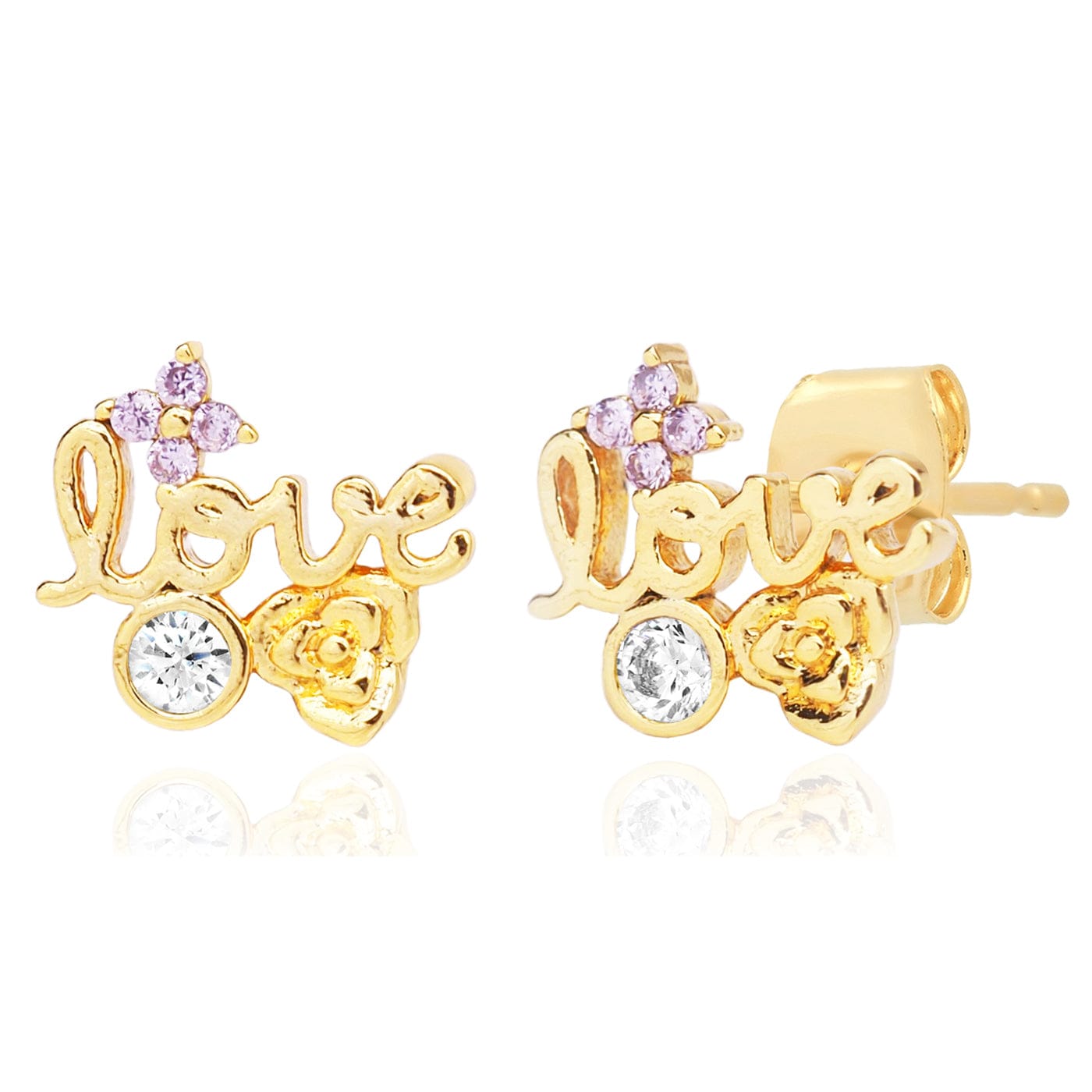 TAI JEWELRY Earrings Mini Love Flower Studs