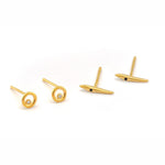 TAI JEWELRY Earrings Mini Open Circle Set Of 2 Earrings