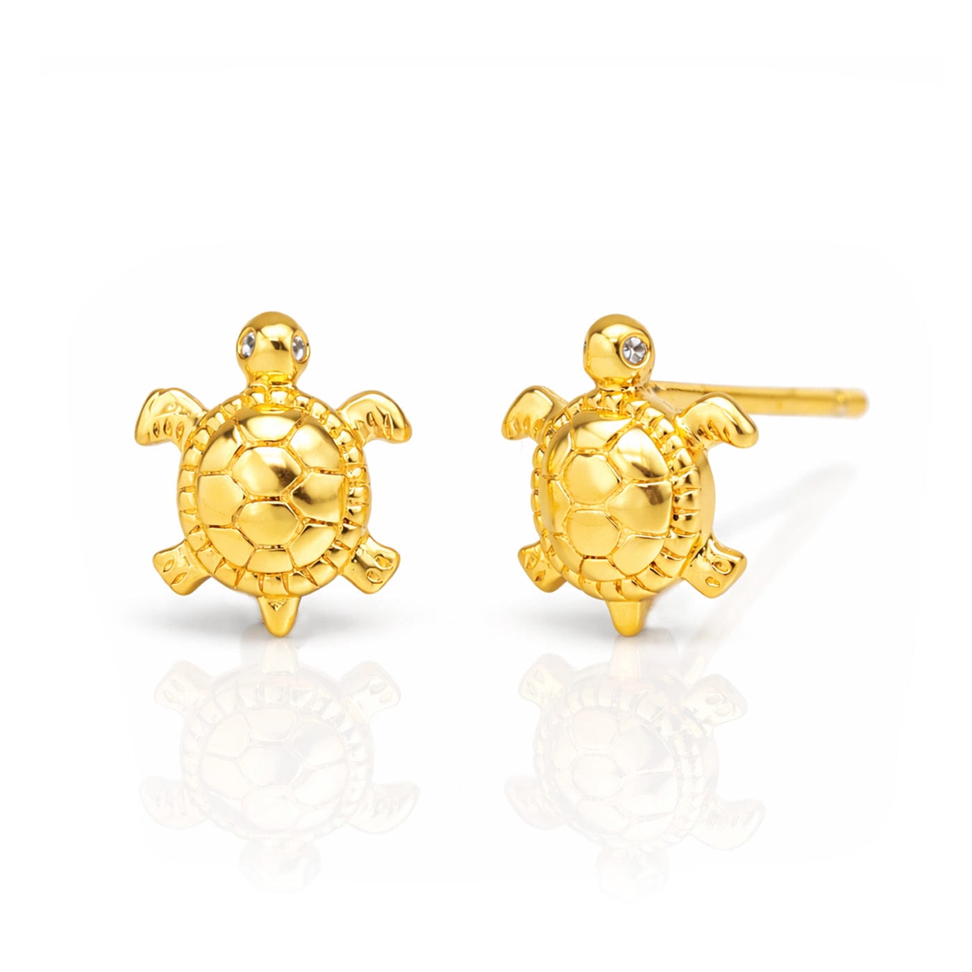 TAI JEWELRY Earrings Mini Turtle Stud Earrings