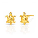 TAI JEWELRY Earrings Mini Turtle Stud Earrings