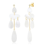 TAI JEWELRY | Mother of Pearl Cascade Drop Earrings | Earrings |
