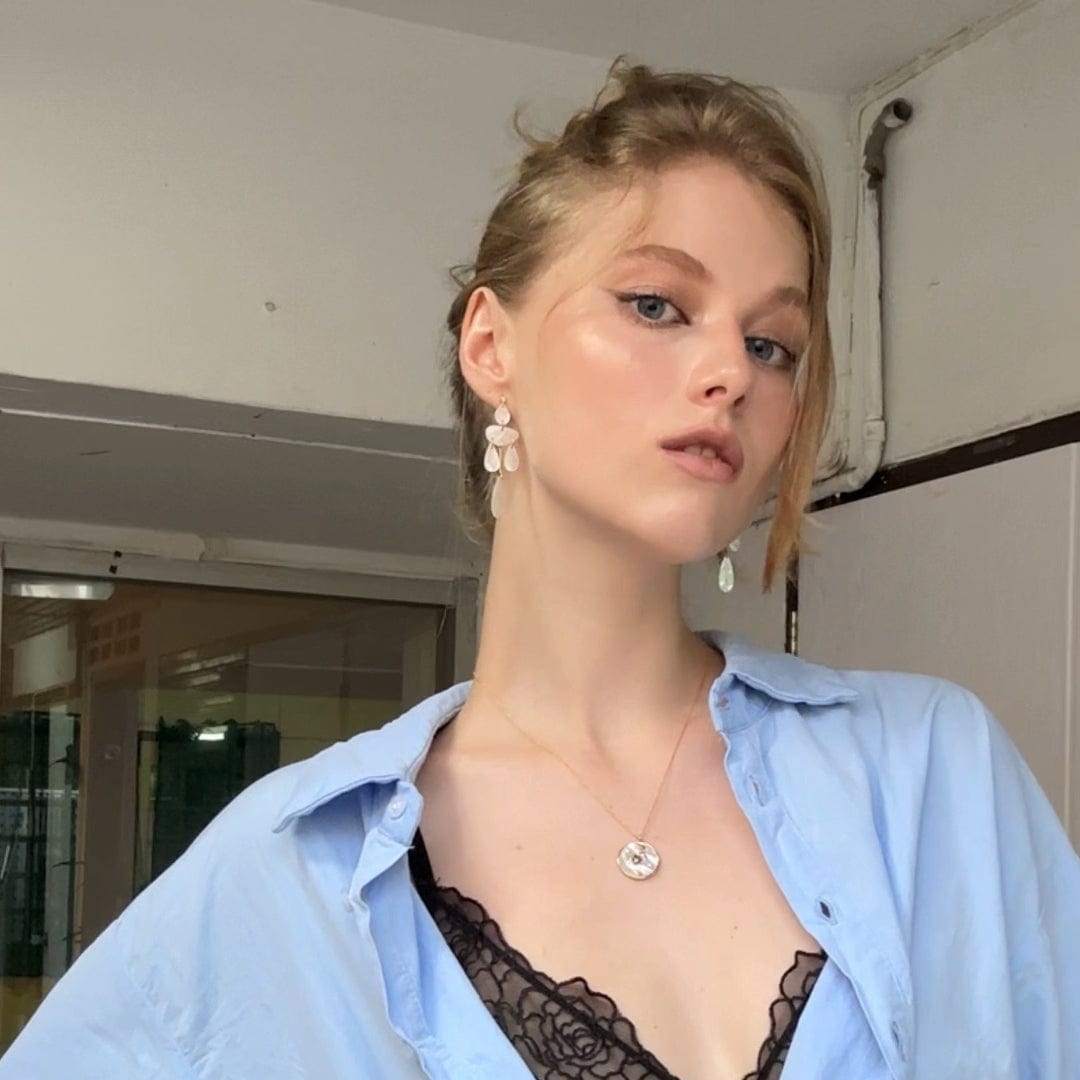 TAI JEWELRY | Mother of Pearl Cascade Drop Earrings | Earrings |