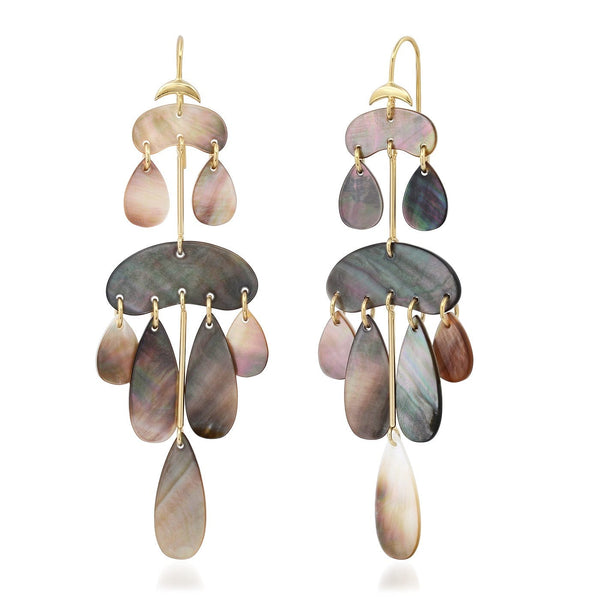 TAI JEWELRY Mother of Pearl Chandelier Earrings