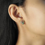 TAI JEWELRY Earrings Neutral Cluster Studs