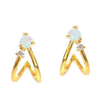 TAI JEWELRY Earrings Opal Cage Earring