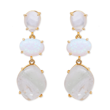 TAI JEWELRY | Opal Drop Stud Earrings | Earrings |