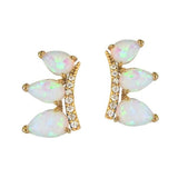 TAI JEWELRY Earrings Opal Stone Climber