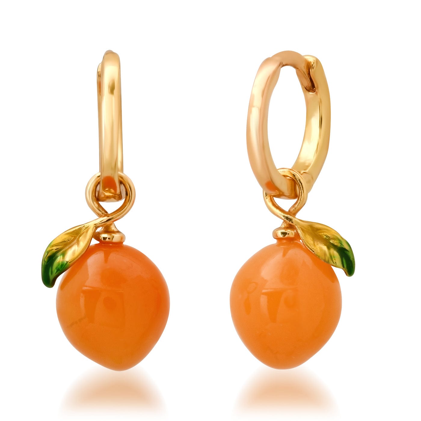 TAI JEWELRY Earrings Orange Blossom Huggie Earrings