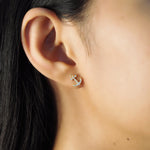 TAI JEWELRY Earrings Pave CZ Anchor Studs