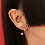 TAI JEWELRY Earrings Pavé Hoops With CZ | 20mm