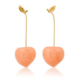 TAI JEWELRY Earrings Peach Drop Earrings