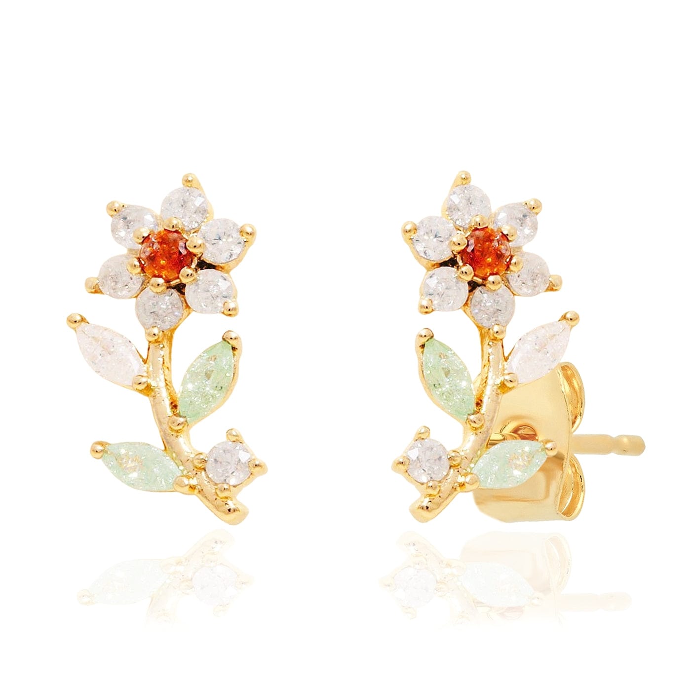 TAI JEWELRY Earrings Petite Garden Bloom Stud Earrings