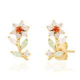 TAI JEWELRY Earrings Petite Garden Bloom Stud Earrings