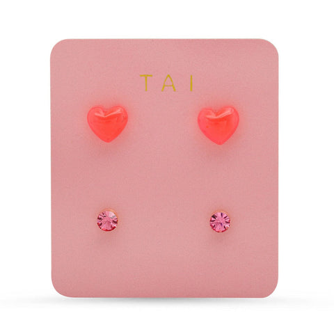 Tai Pastel Flower Studs JUE-02