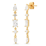 TAI JEWELRY Earrings Radiant Drop CZ Earrings