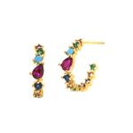 TAI JEWELRY Earrings Rainbow Huggies