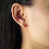 TAI JEWELRY Earrings Red Cherry Earrings