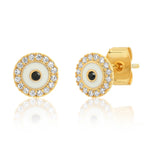 TAI JEWELRY | Round Eye Stud Earrings | Earrings |