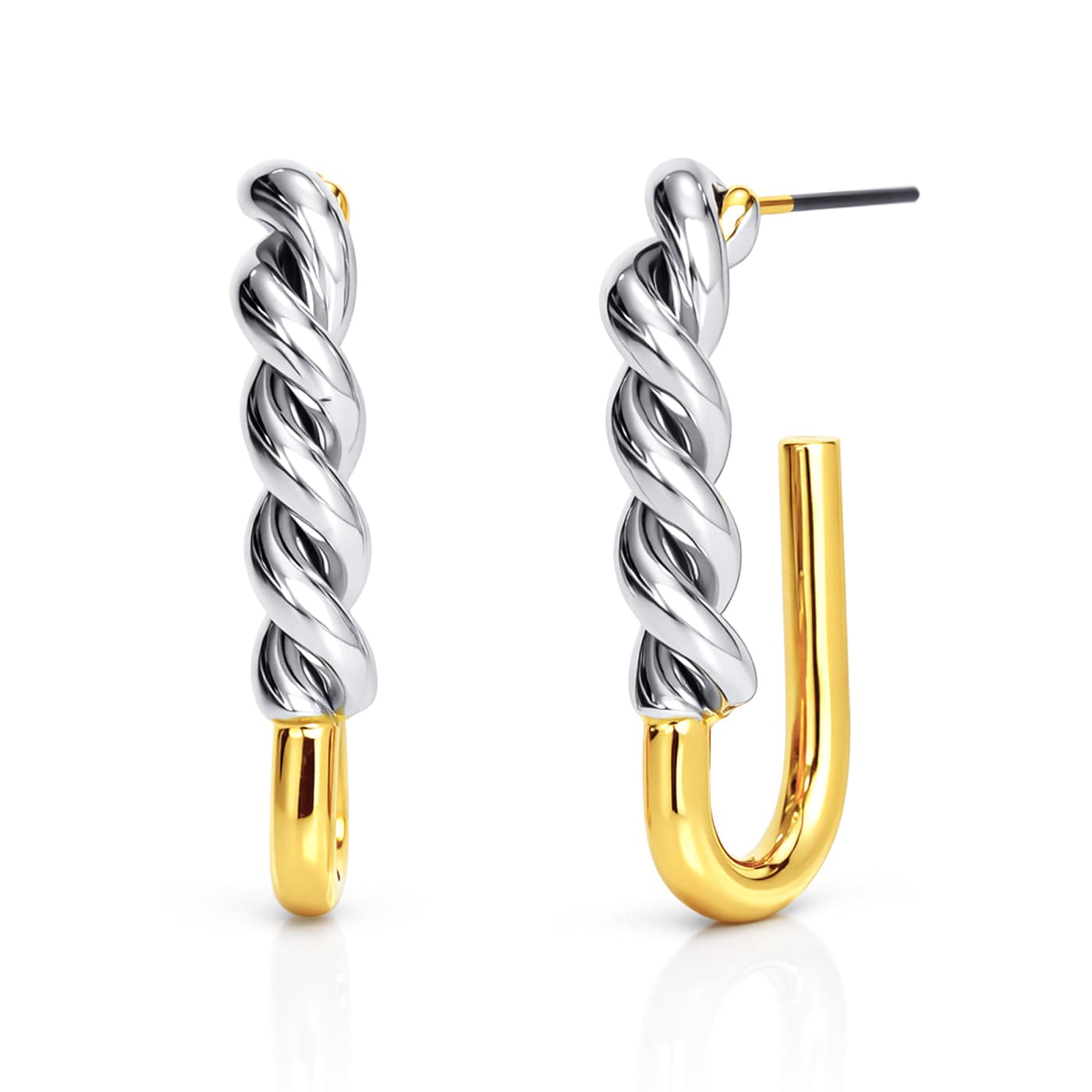 TAI JEWELRY Earrings Sculpted Bar Earrings