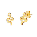 TAI JEWELRY | Simple Snake Studs | Earrings |